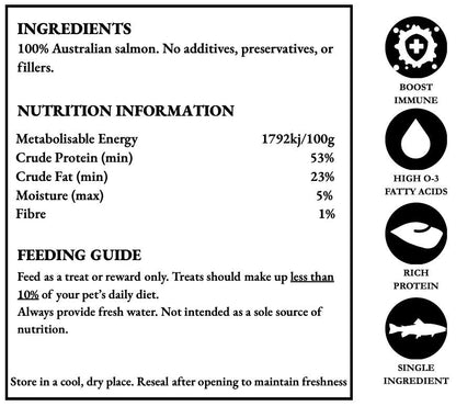 OzBite | Freeze Dried Salmon Dog Cat Treat