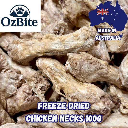 OzBite | Freeze Dried Chicken Neck For Dog Cat Treat