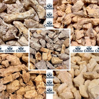 OzBite | 5*100g Freeze Dried Mixed Protein Treats For Dog Cat Treat