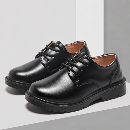 Kids Genuine Leather School Shoes – Formal Dress Shoes for Wedding, Party & Piano Performance