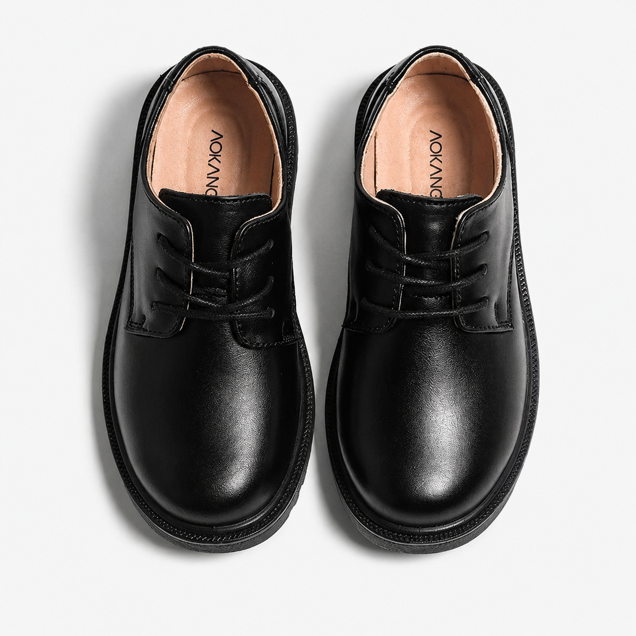 Kids Genuine Leather School Shoes – Formal Dress Shoes for Wedding, Party & Piano Performance