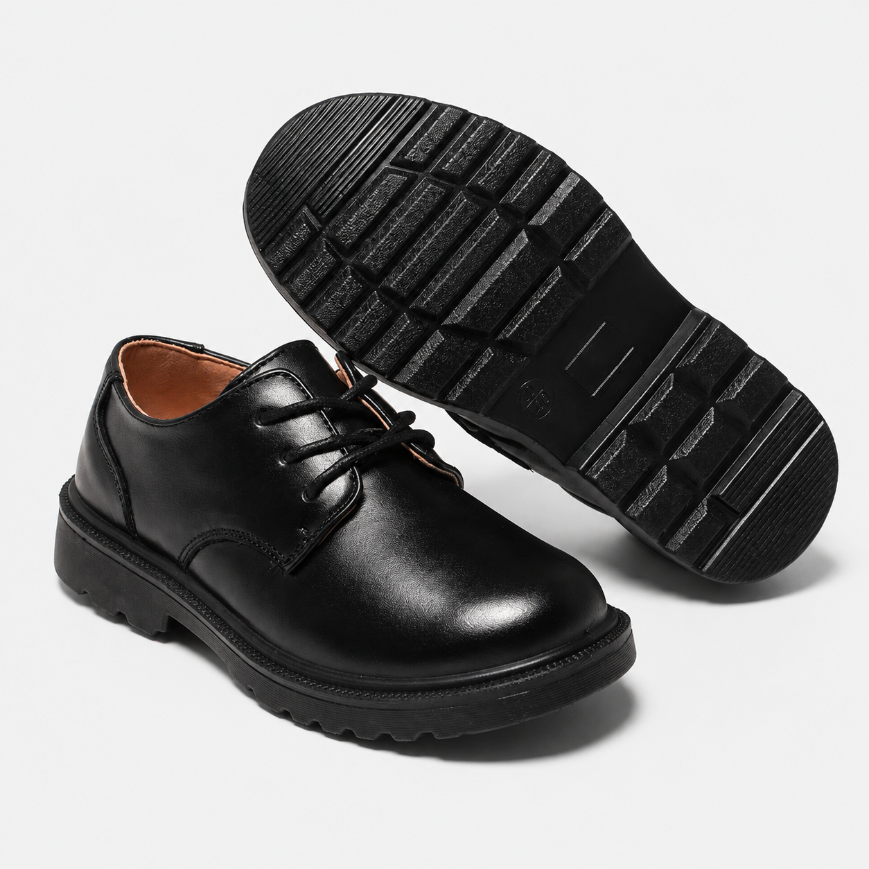 Kids Genuine Leather School Shoes – Formal Dress Shoes for Wedding, Party & Piano Performance