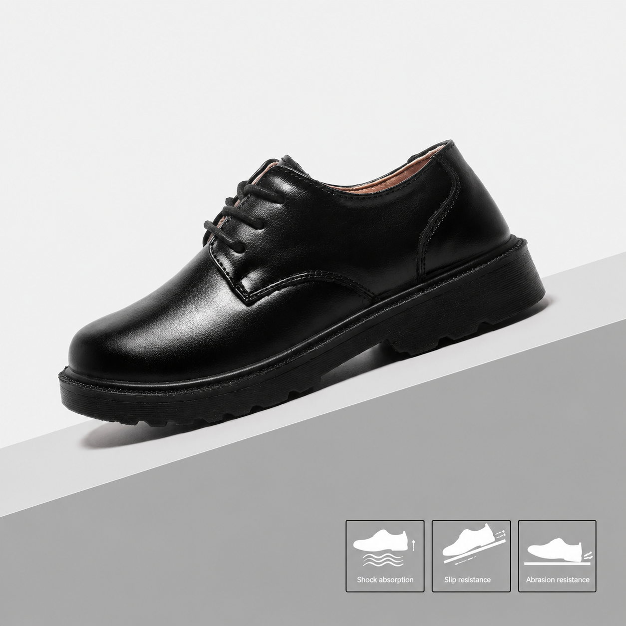 Kids Genuine Leather School Shoes – Formal Dress Shoes for Wedding, Party & Piano Performance