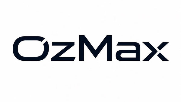 OzMax logo on a white background